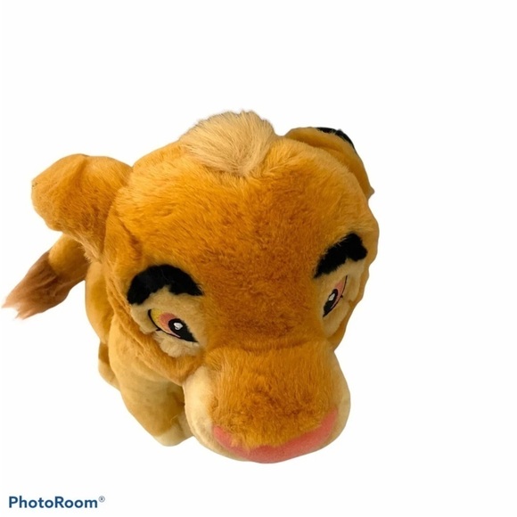 Vintage Disney Store Plush Simba Authentic Original 14” Stuffed Animal Lion - Picture 5 of 11